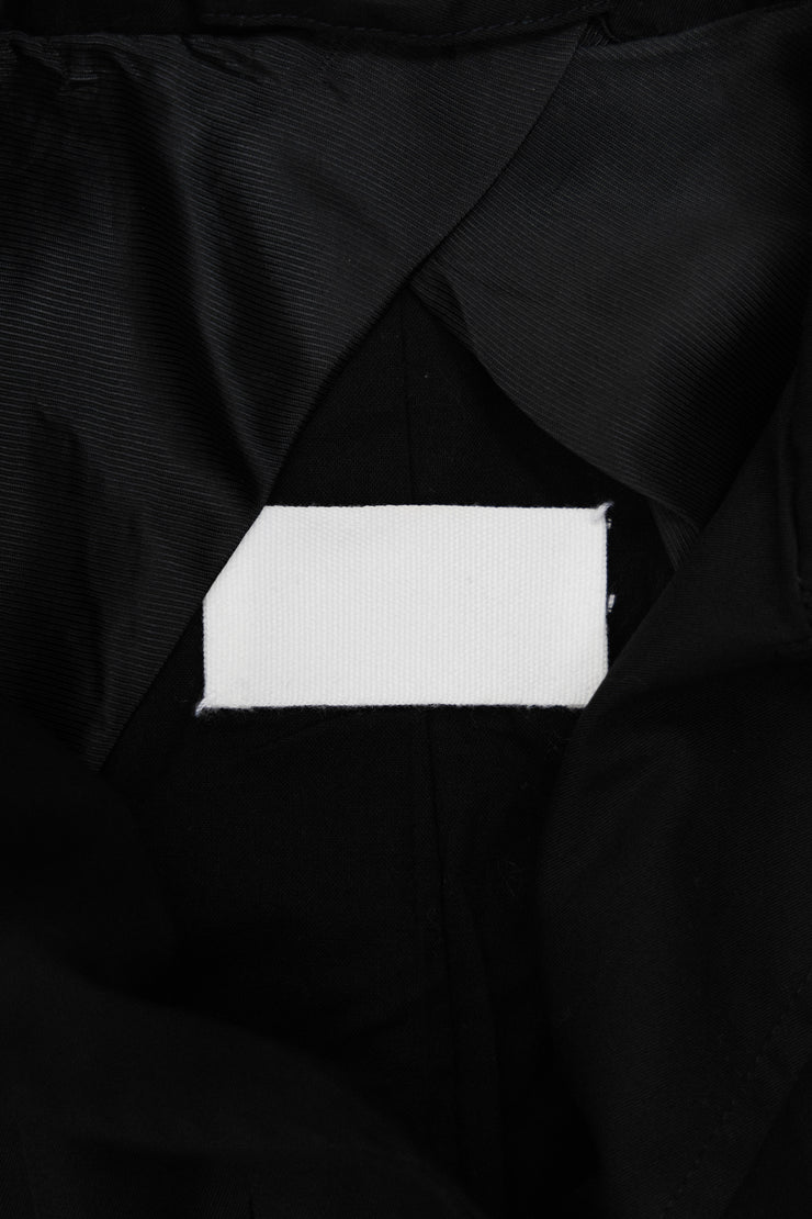 MARTIN MARGIELA - FW07 White label cotton trench coat with hidden buttoning