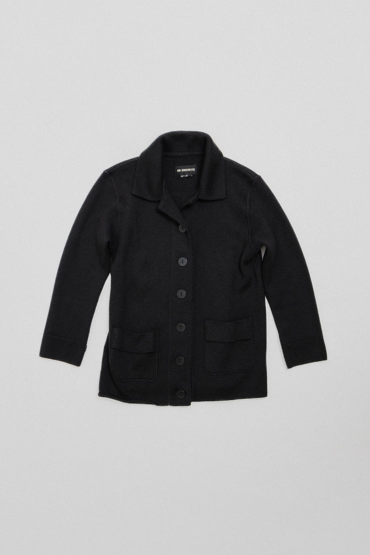 ANN DEMEULEMEESTER - Button up knitted jacket (early 2000&