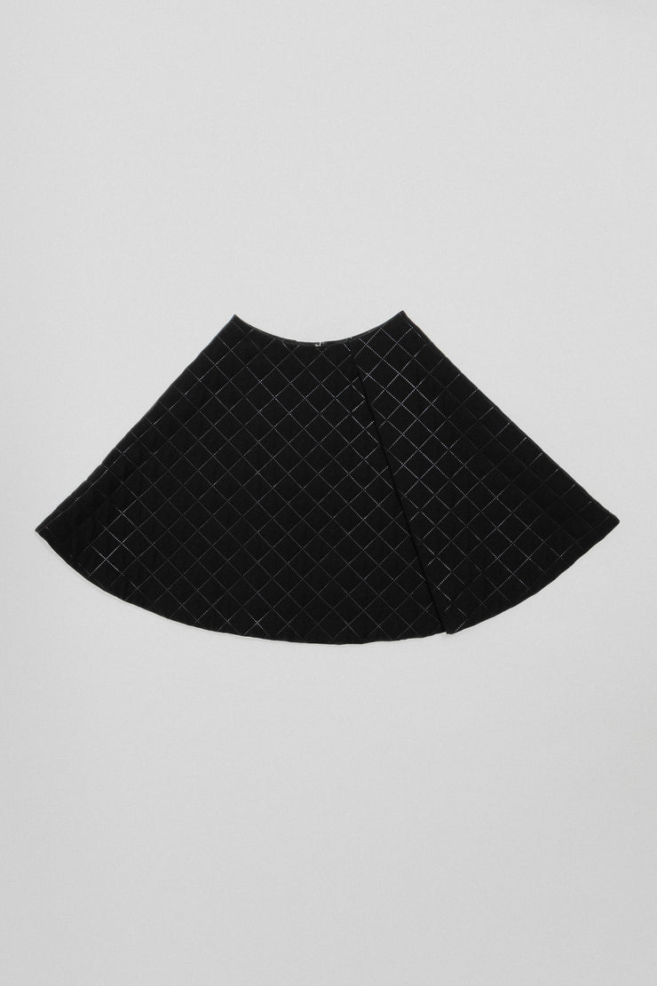 NOIR KEI NINOMIYA - FW14 Diamond pattern padded skirt