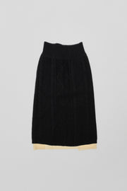 UNDERCOVER - FW99 "Ambivalence" Reversible apron skirt with a rubber layer