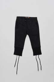 UNDERCOVER - FW07 "Knit" Wool cropped pants with back lacings
