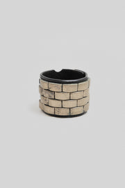UNDERCOVER x RATS - Studded leather cuff bracelet