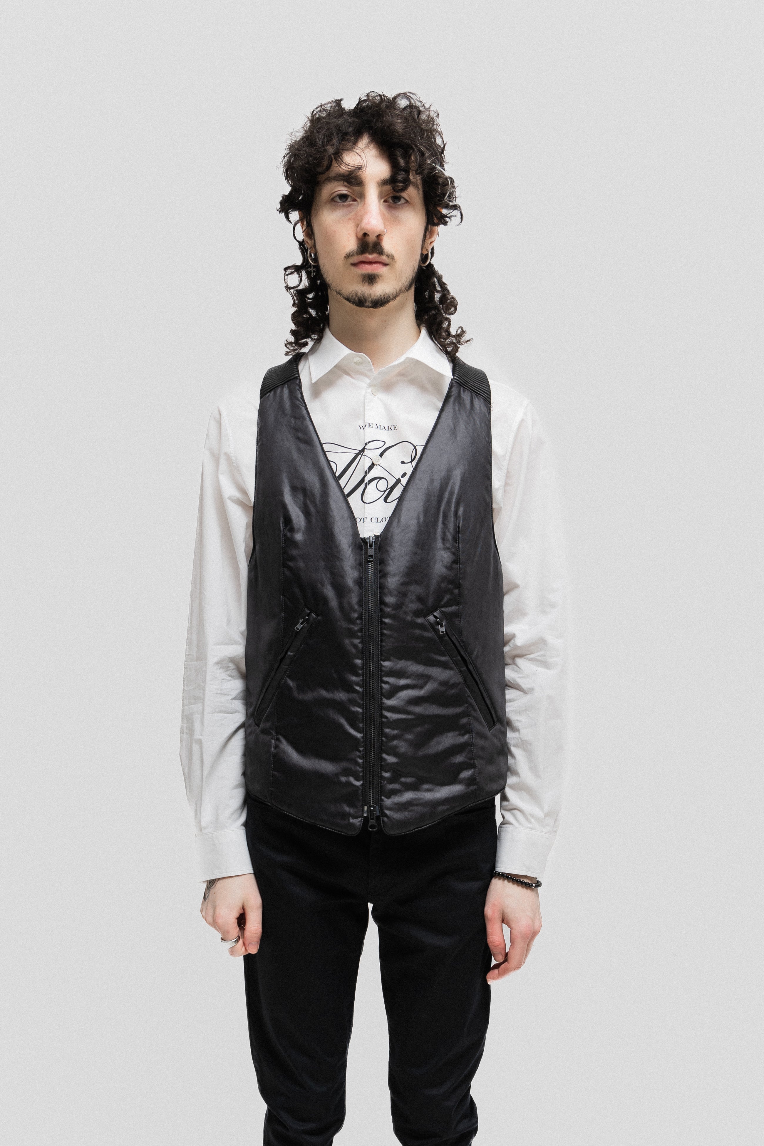 Japan LGB If Six Was Nine Style Faux Fur Zip Sweater Jacket