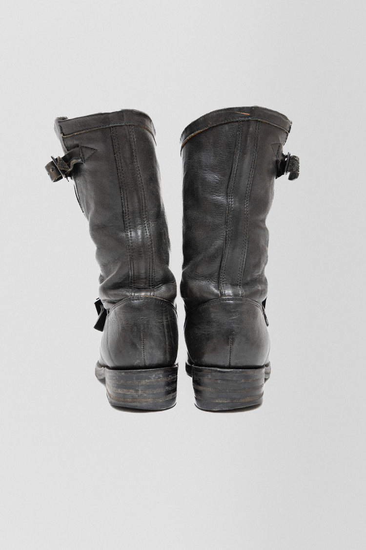 L*i様 BACK LASH engineer boots Isamu Katayama “BACKLASH” SS18 Garment-Dyed Leather Engineer