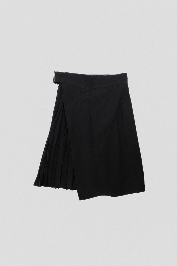 COMME DES GARCONS - Pleated wool skirt (90&