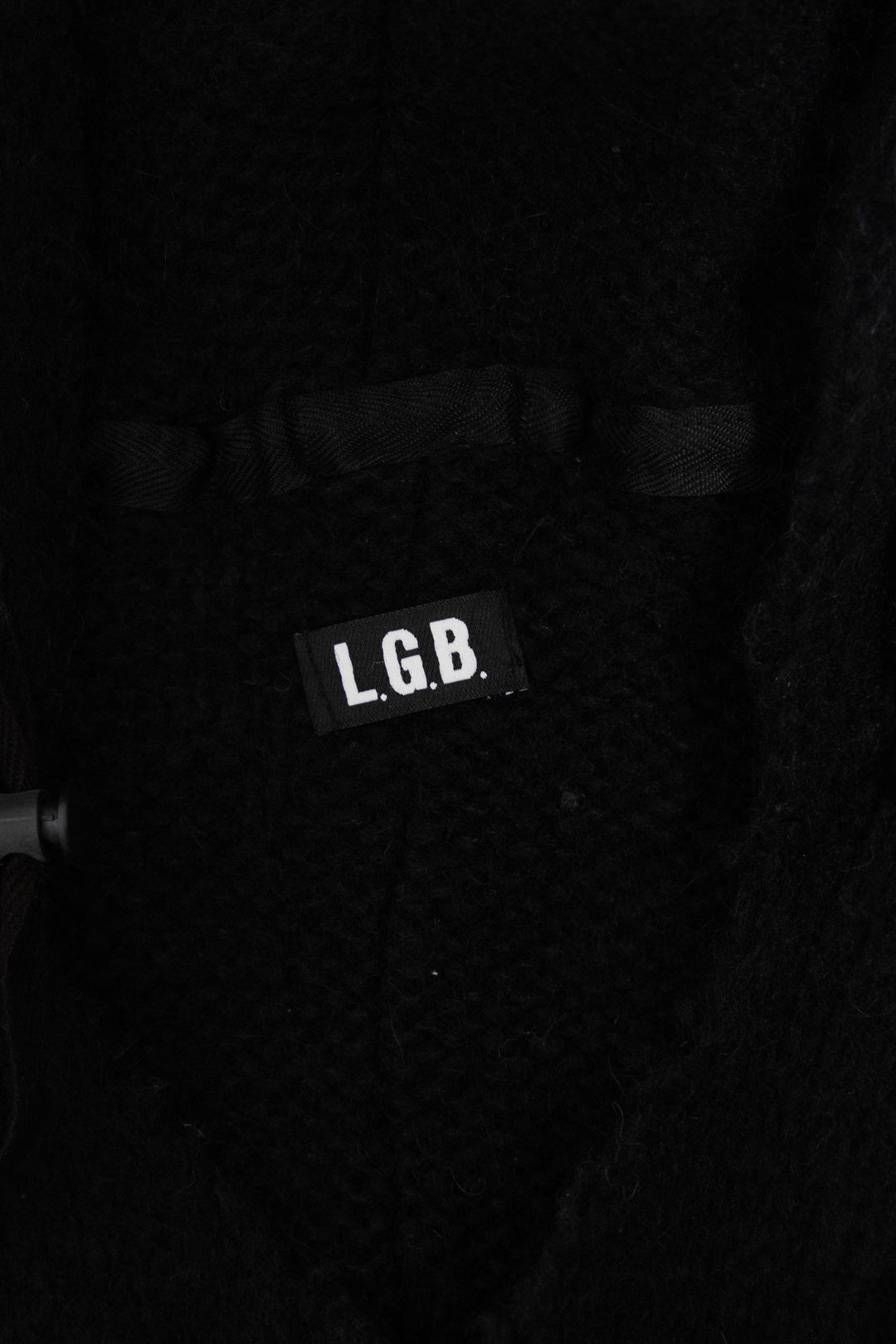 L.G.B - Alpaca wool oversized poncho hoodie – L'OBSCUR