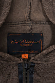 UNDERCOVER - FW06 "But beautiful V, Guru Guru" Multi pocket long hoodie with zipper details