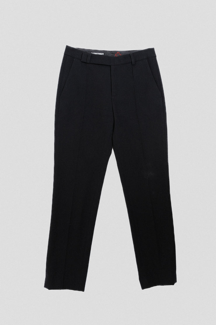 A.F VANDEVORST - Straight wool pants with front pleats (early 00&