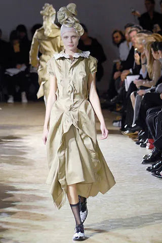 JUNYA WATANABE - SS07 Wool frilled dress (runway)