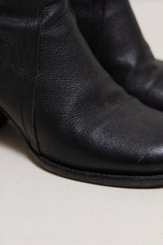 RICK OWENS - Leather ankle boots