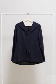 YOHJI YAMAMOTO - 90’s Gabardine wool sailor jacket with cutout collar