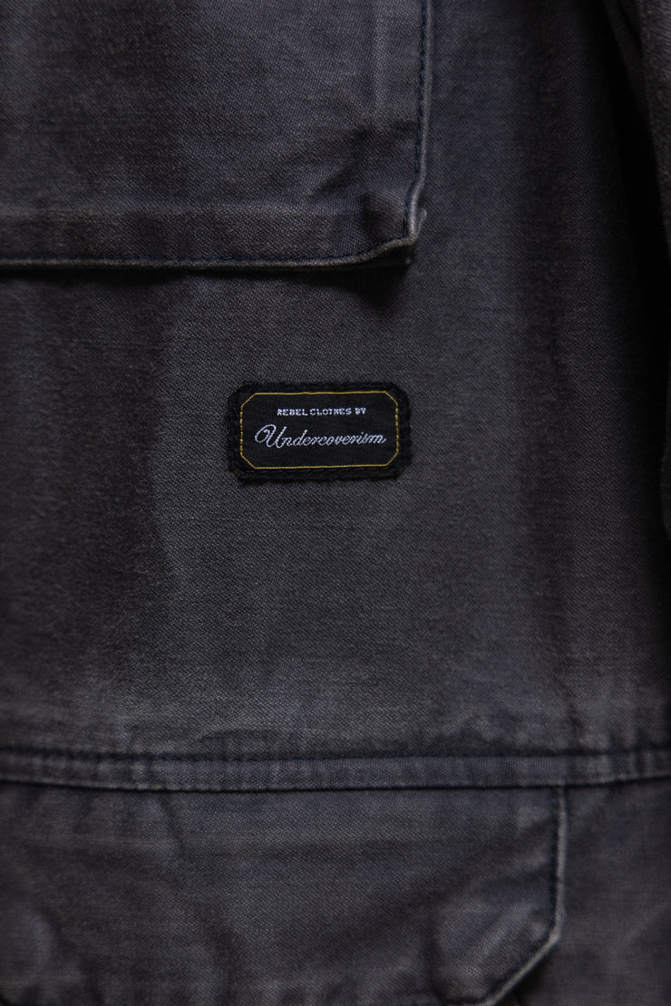 UNDERCOVER - SS09 "Neoboy" Military faded cotton jacket with wrist watch detail