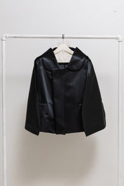 COMME DES GARCONS - SS22 2D Flat satin jacket with wide sleeves