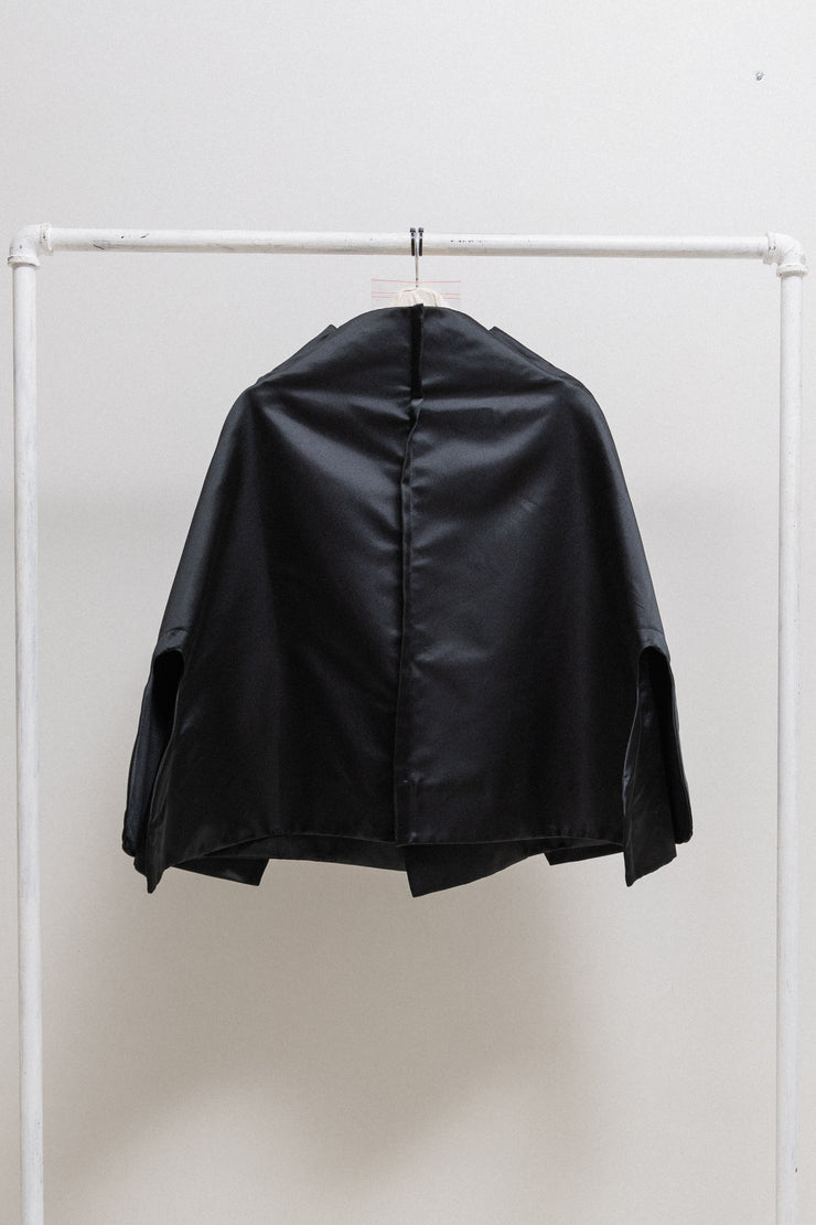 COMME DES GARCONS - SS22 2D Flat satin jacket with wide sleeves