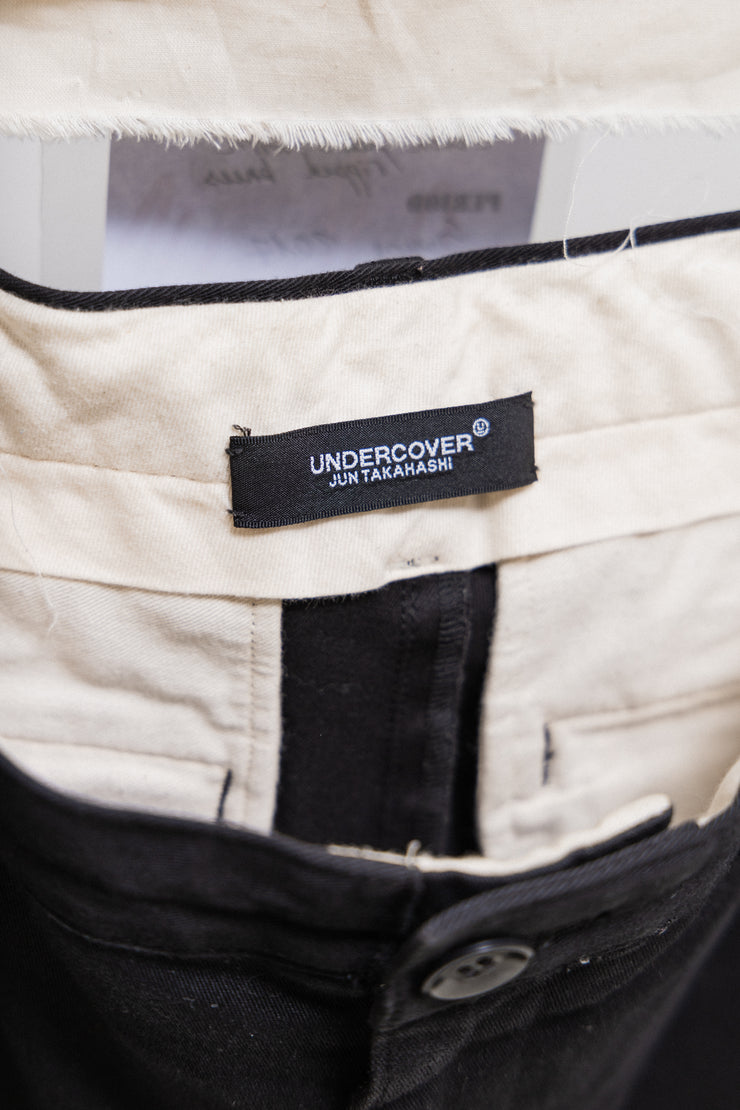 UNDERCOVER - SS17 "Improvisation Concepts" Cotton pants with ripped knees