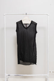 RICK OWENS - SS09 "STRUTTER" Elongated cotton tank top