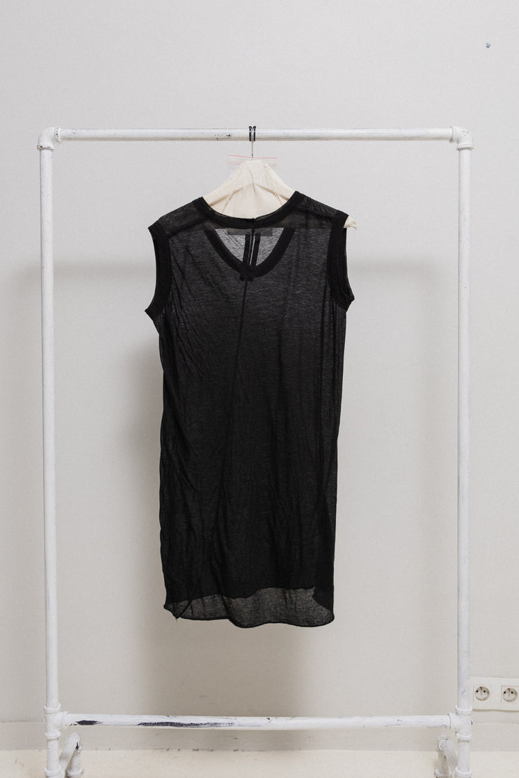 RICK OWENS - SS09 "STRUTTER" Elongated cotton tank top