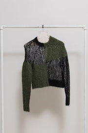 JUNYA WATANABE - FW06 Colorblock knitted net sweater