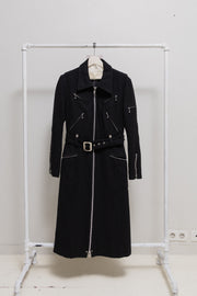 JUNYA WATANABE - FW07 Wool biker coat with zipper details (runway)