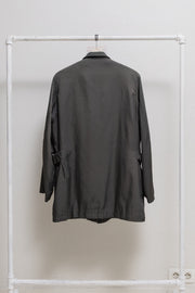 YOHJI YAMAMOTO Y'S FOR MEN - Wool and nylon jacket with warm lining