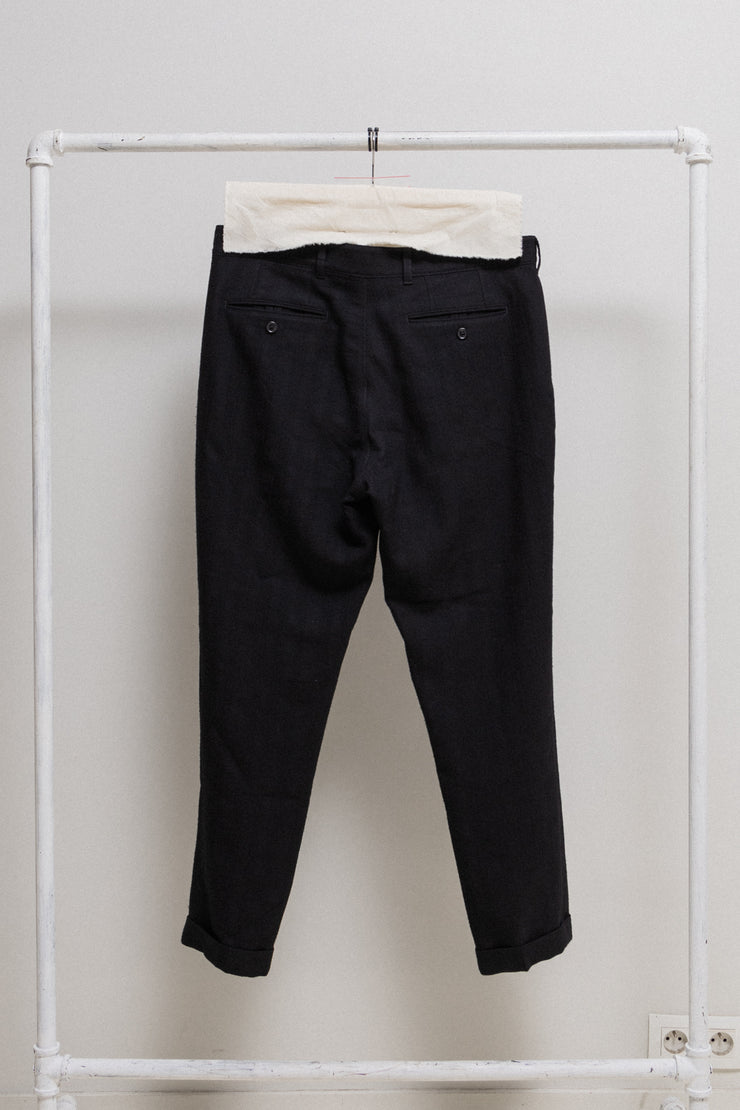 ANN DEMEULEMEESTER - Virgin wool wide pants