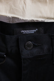 UNDERCOVER - SS19 “New Warrior” Slim cotton pants with leg zippers