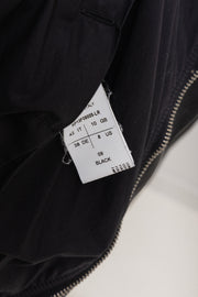 RICK OWENS - FW13 "PLINTH" High neck lamb leather coat with ribbed inner arms