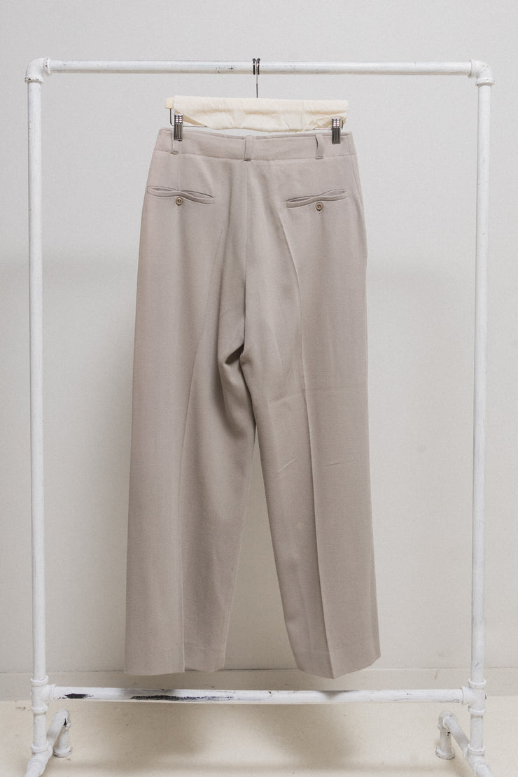 RICK OWENS - FW02 "SPARROWS" Virgin wool wide pants