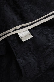 UNDERCOVER - SS98 “Drape” Polyester ruched jacket with embossed damask pattern (runway)