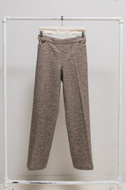 ALEXANDER MCQUEEN - FW04 "Pantheon ad Lucem" Glittery tweed pants with side closure