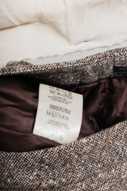 ALEXANDER MCQUEEN - FW04 "Pantheon ad Lucem" Glittery tweed pants with side closure