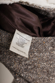 ALEXANDER MCQUEEN - FW04 "Pantheon ad Lucem" Glittery tweed pants with side closure