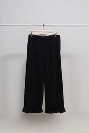 (Pre Sale) YOHJI YAMAMOTO - FW05 Warm wool pants with rolled up hems