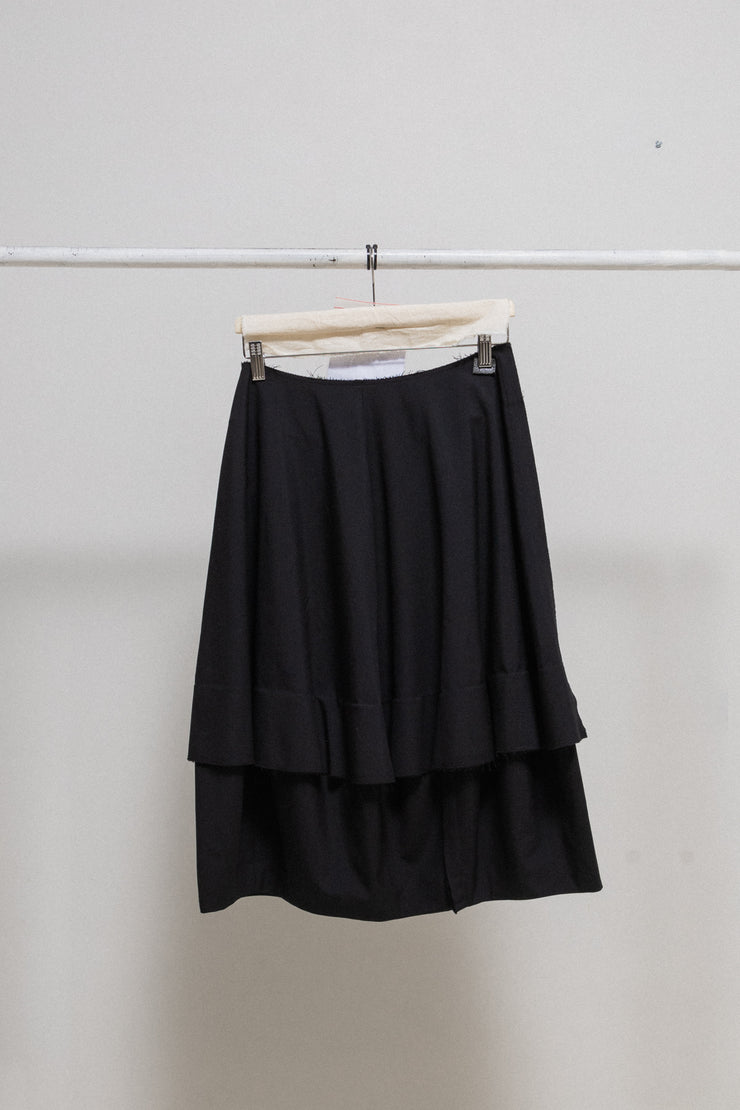 (Pre Sale) COMME DES GARCONS - SS10 Double layer balloon wool skirt