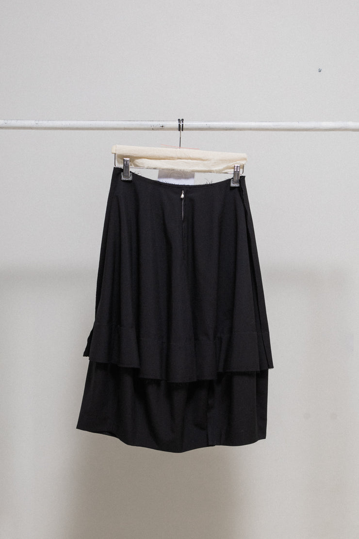 (Pre Sale) COMME DES GARCONS - SS10 Double layer balloon wool skirt