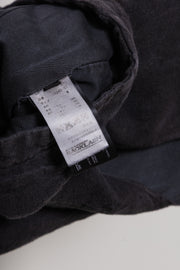 (Pre Sale) ISAMU KATAYAMA BACKLASH - Linen vest with poem lining and leather covered buttons