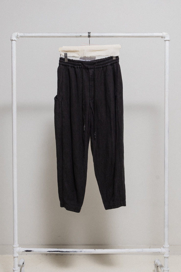 DEVOA - Silk + linen wide pants