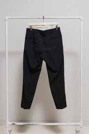 YOHJI YAMAMOTO Y'S FOR MEN - Early 2000's Gabardine wool wide pleated pants