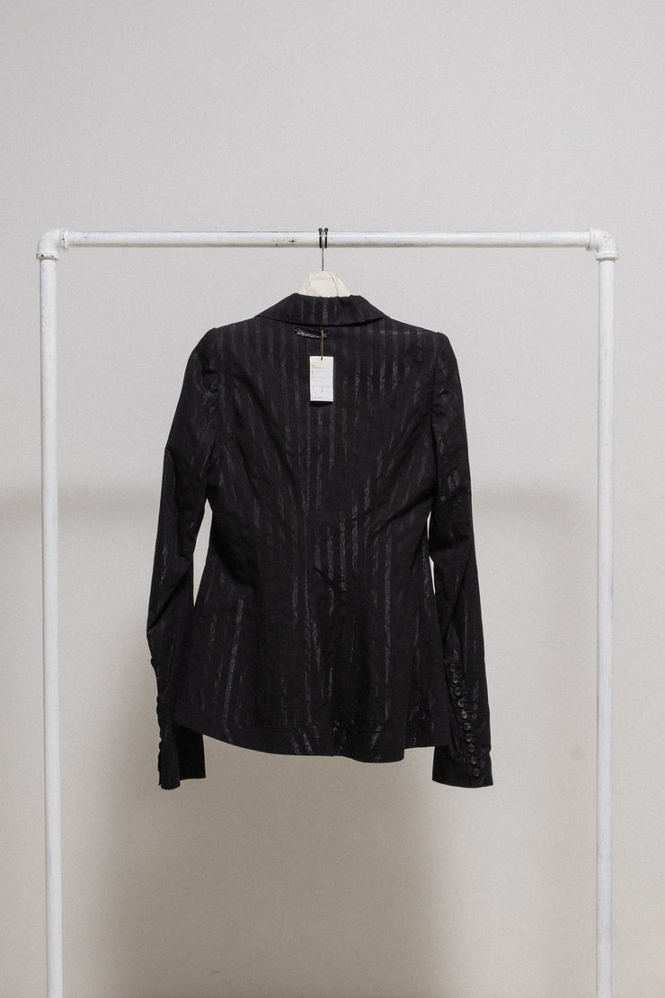 IF SIX WAS NINE - JK-Escargot glitter pinstripe jacket