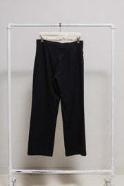 YOHJI YAMAMOTO - FW05 Wide wool pants with double pocket details