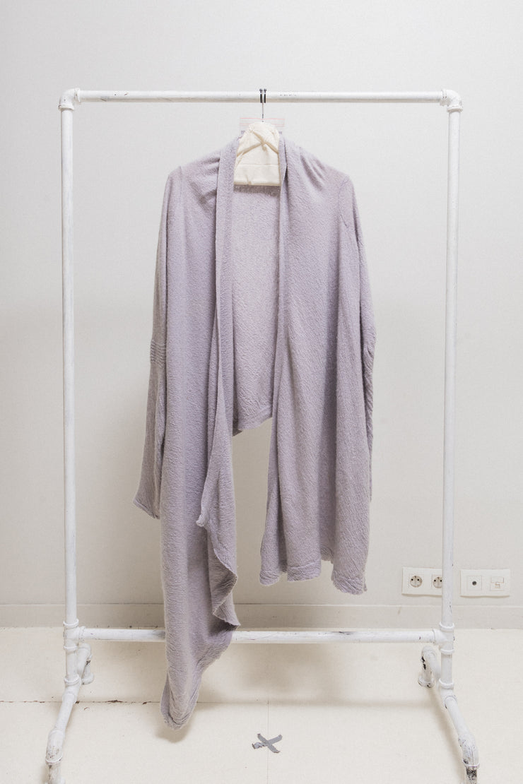 RICK OWENS - FW09 Palais Royal cashmere goat lilac cardigan