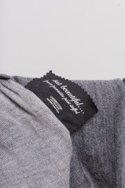 UNDERCOVER - FW04 « But Beautiful » Wool sweater with lighter bottom panels and hidden zippers