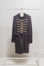 NUMBER (N)INE - SS08 Cotton and cashmere tail hooded jacket (runway)