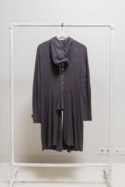 NUMBER (N)INE - SS08 Cotton and cashmere tail hooded jacket (runway)