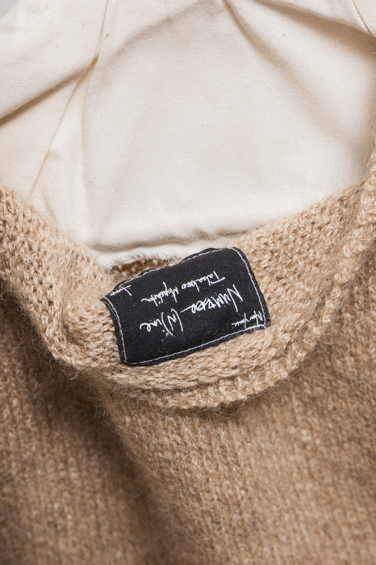 NUMBER (N)INE - FW09 Mohair wool blend distressed sweater