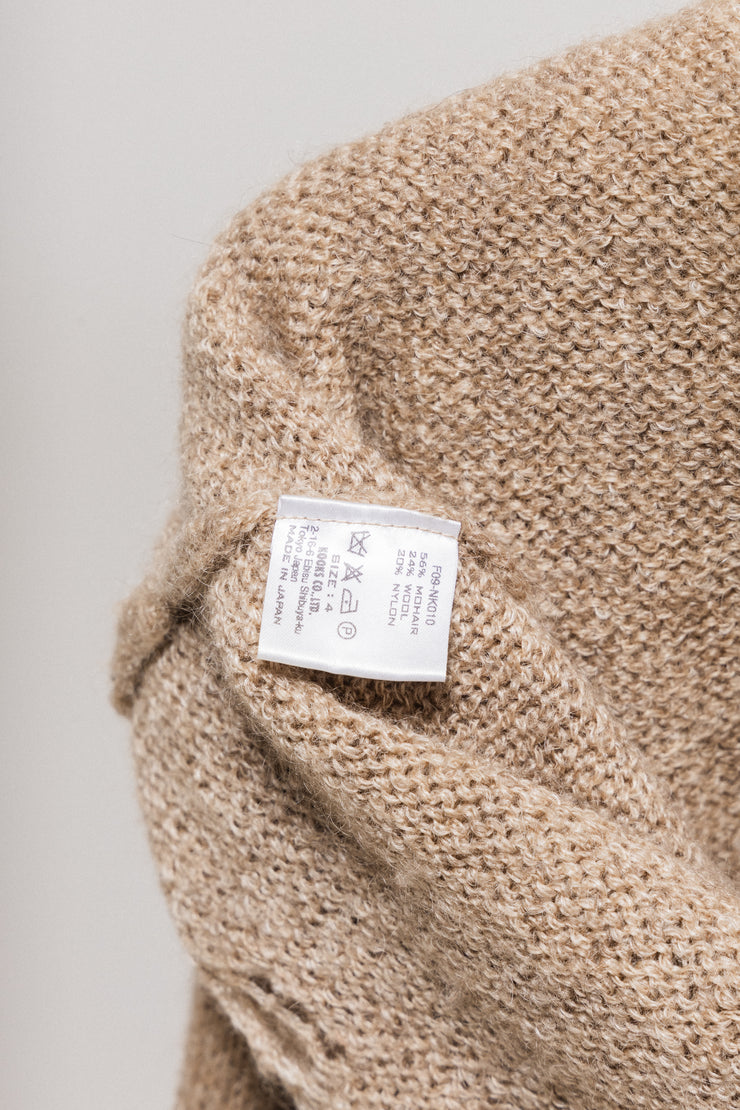 NUMBER (N)INE - FW09 Mohair wool blend distressed sweater