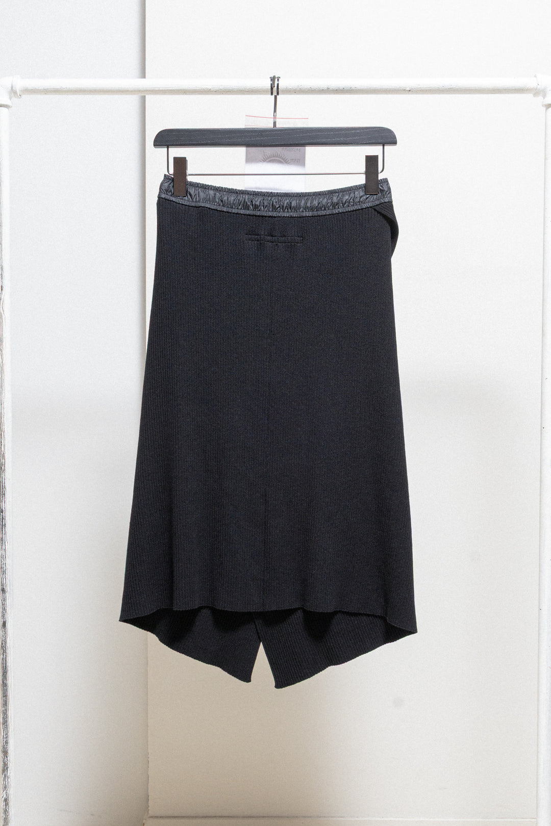 JULIUS 7 - SS23 « Gallu » Cotton nylon ribbed skirt with