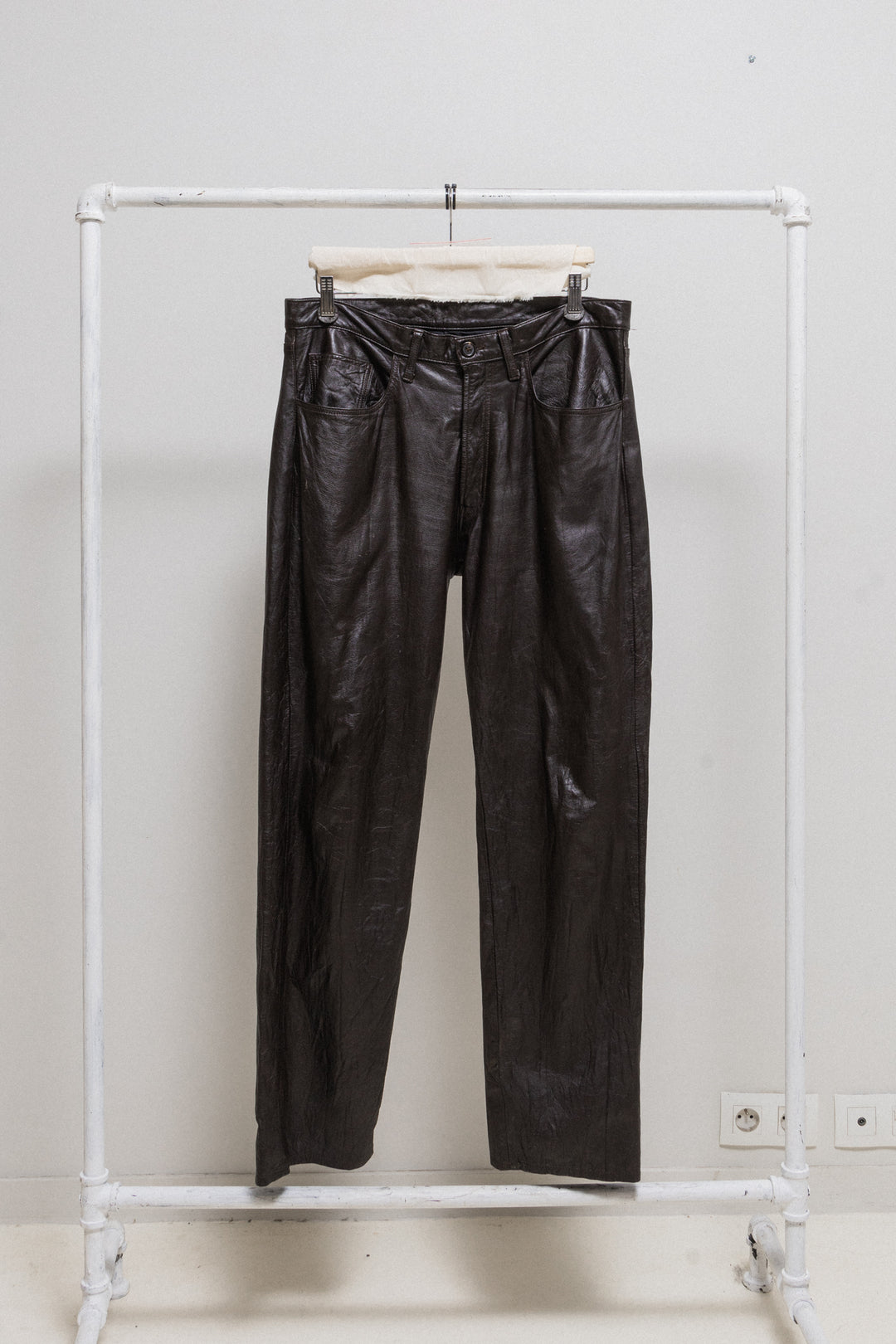 YOHJI YAMAMOTO Y'S FOR MEN - Wide leather pants – L'OBSCUR