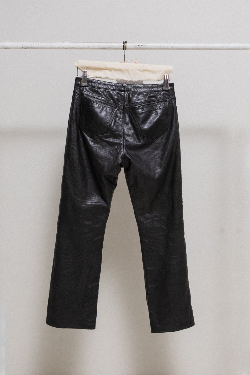 CARPE DIEM - Leather pants with signature silver buttons – L'OBSCUR