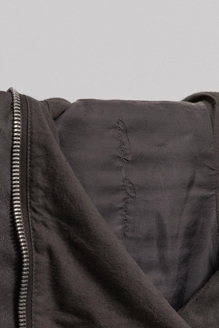 (New Arrival) RICK OWENS - FW11 "LIMO" Long lamb leather high neck jacket